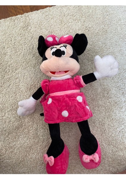 Luxury Minnie Mause Peluş Buyuk Boy Mickey Minnie Yeni Model Baloncuk Hediyeli 1 Adet