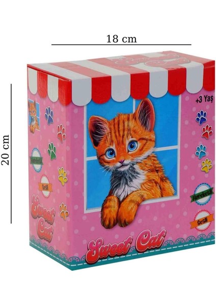 Luxury Kutulu Pilli Yürüyen Kedi 1 Adet modelleri