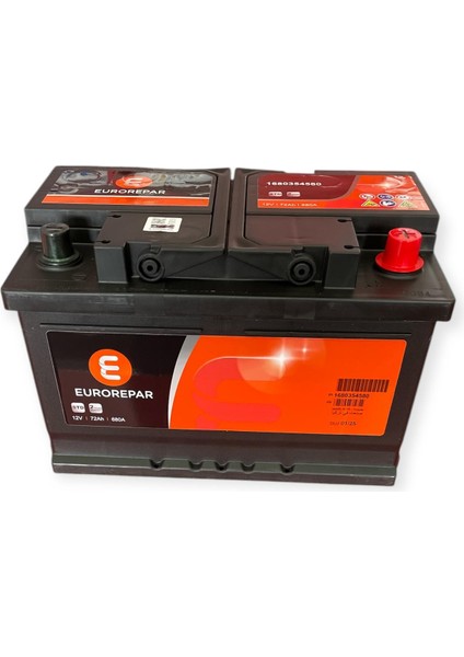 Psa Onaylı 12V 72 Amper 680A En Üretim Yılı 2024 fiyatları