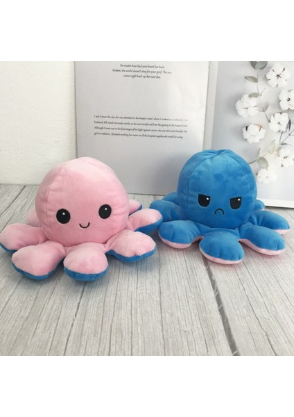 Luxury Mood Değiştiren Ahtapot Yastık Mavi-Pembe 1 Adet fırsatları