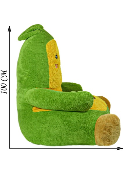 Luxury Avakado Peluş Bebek Çocuk Koltuğu (%100 Yerli) 1 Adet