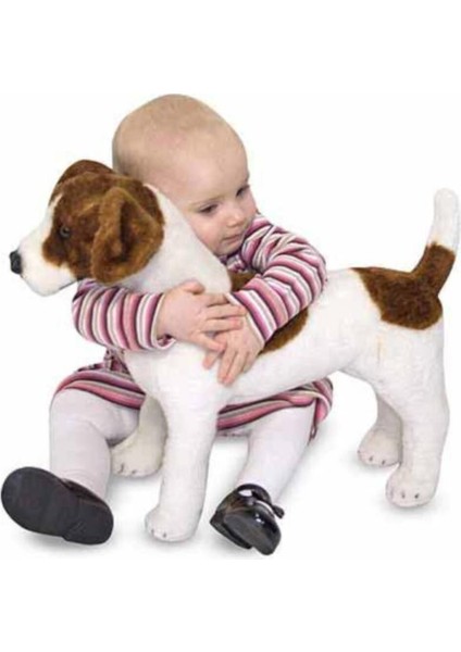 Luxury Melissa And Doug Dev Peluş Köpek - Jack Russel Terrier 1 Adet