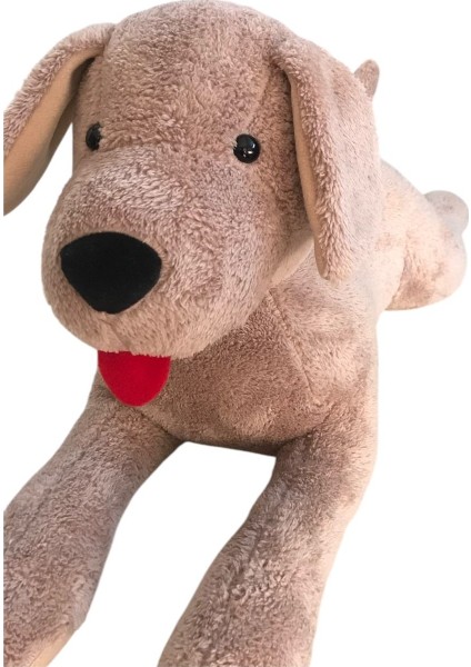Luxury Oyuncak Köpek Sevimli Büyük Boy Köpek Peluş Oyuncak 80 cm Hediyelik Köpek Oyuncak (%100 Yerli) 1 Adet