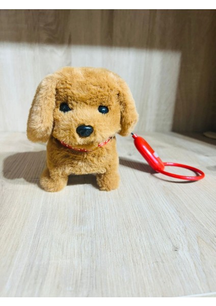Luxury Kumandalı Pilli Minik Peluş Tüylü Sesli Havlayan Köpek 1 Adet