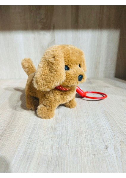 Luxury Kumandalı Pilli Minik Peluş Tüylü Sesli Havlayan Köpek 1 Adet