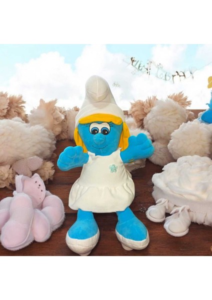 Luxury Sevimli Şirine Yumuşak Peluş Oyuncaklar & Oyun Arkadaşı & Hediyelik Şirinler 1 Adet