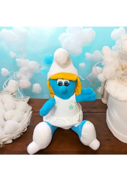 Luxury Sevimli Şirine Yumuşak Peluş Oyuncaklar & Oyun Arkadaşı & Hediyelik Şirinler 1 Adet modelleri