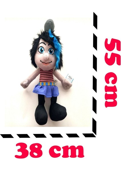Luxury The Smurfs Şirinler 2 Vexy Figür Peluş Oyuncak Uyku & Oyun Arkadaşı Ithal Ürün Büyük Boy 1 Adet