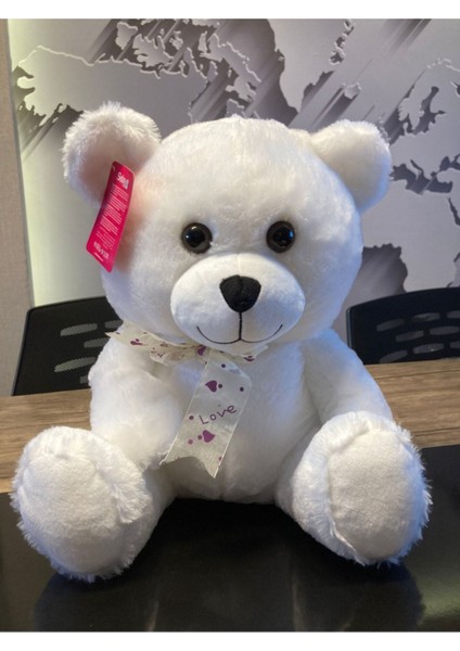 Luxury Selaytoys Oturan Ayı 37 cm Beyaz 1 Adet