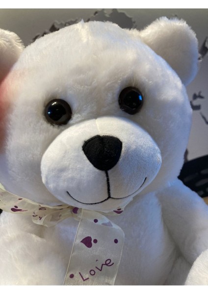 Luxury Selaytoys Oturan Ayı 37 cm Beyaz 1 Adet fiyatları