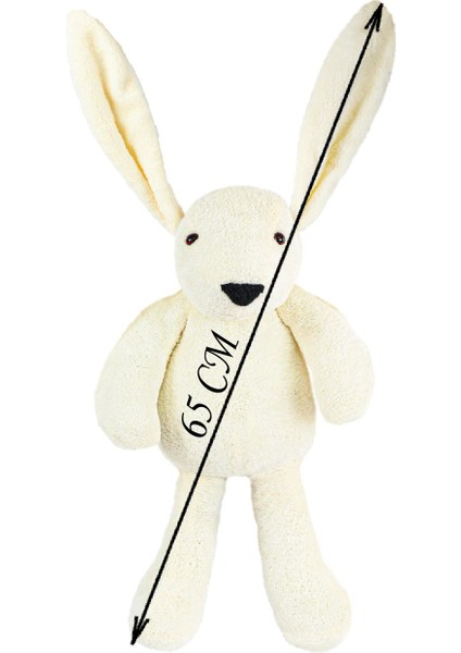 Luxury Sevimli Peluş Uyku Arkadaşı Tavşan - Yumuşak Peluş Tavşancık 1 Adet
