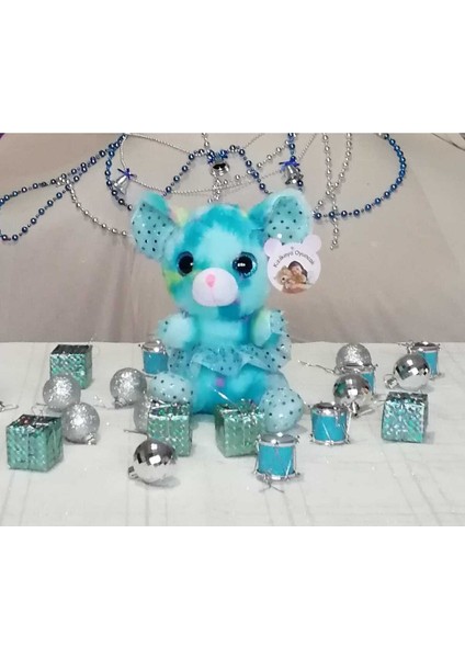 Luxury Peluş Renkli Ayıcık Balerin Etekli 20 cm - Hediyelik 1 Adet