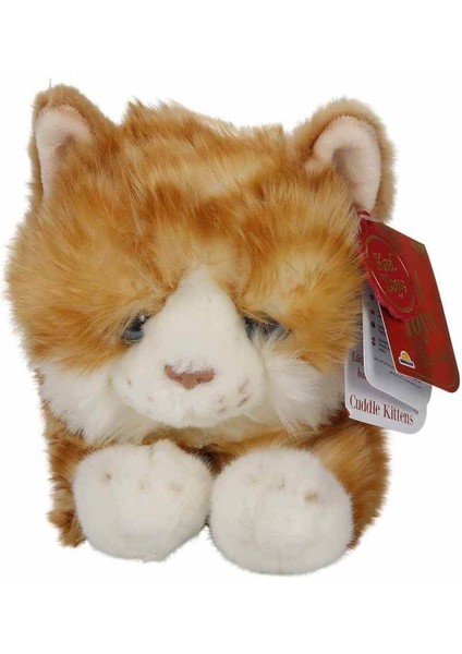 Luxury Yatan Sarı Kedi Peluş 32 Cm. 1 Adet