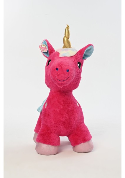 Luxury Peluş Dolgulu Boynuzlu ve Kanatlı Dev Unicorn Oyun Arkadaşı 100 cm 1 Adet