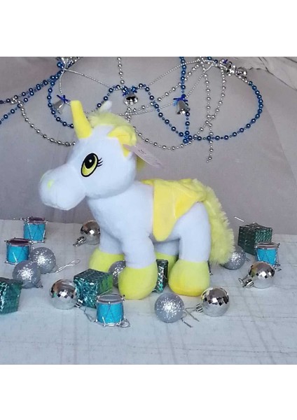 Luxury Peluş Unicorn - Kanatlı Tek Boynuzlu Oyuncak At 20CM 1 Adet