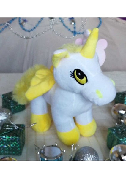 Luxury Peluş Unicorn - Kanatlı Tek Boynuzlu Oyuncak At 20CM 1 Adet