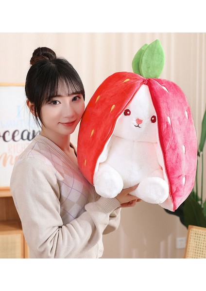 Luxury Çilek Tavşan Çantalı 50 cm 1 Adet indirimleri