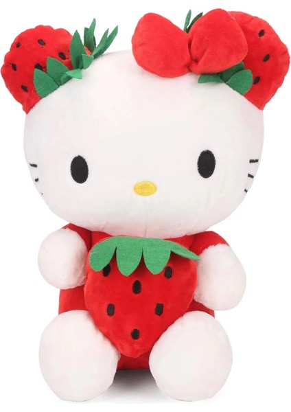 Luxury Hello Kitty Kırmızı Peluş 50CM 1 Adet