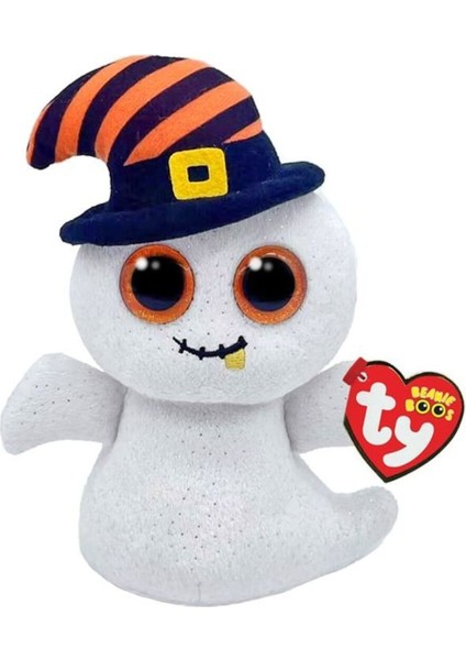 Luxury Ty Beanie Boo's Nightcap Halloween Ghost White 15 cm 1 Adet