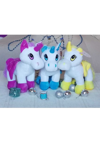 Luxury Peluş Unicorn 25CM - Yılbaşı Hediyesi 1 Adet