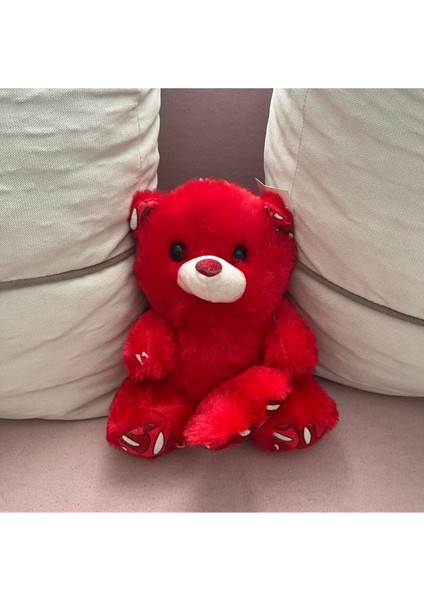 Luxury Kırmızı Ayıcık Sevgili, Çocuklara Hediye 30 cm 1 Adet