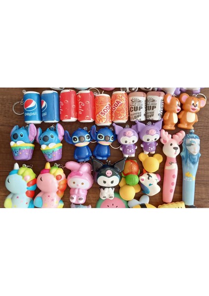 Luxury Karışık Model (6 Adet) Squishy Sukuşi Oyuncak 1 Adet