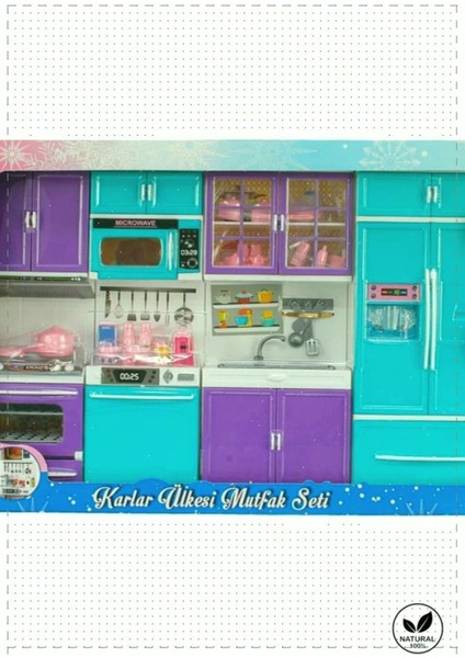 Luxury Karlar Ülkesi 4'lü Mutfak Seti Egitici Kız Erkek Cocuk Oyuncak Montessori Oyuncaklar 1 Adet