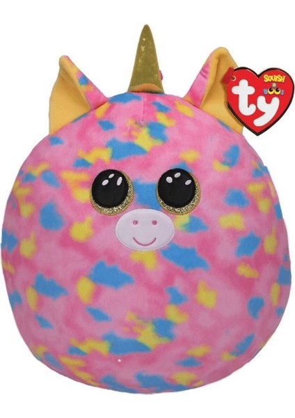 Luxury Ty Fantasia Pembe Tek Boynuzlu At Squish 25 cm 1 Adet