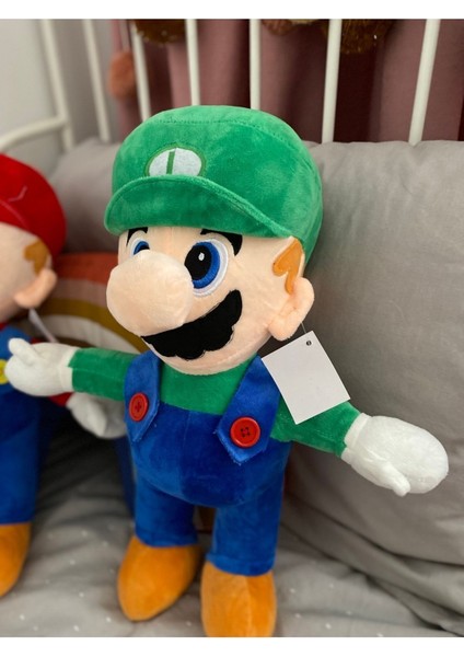 Luxury Peluş Süper Mario Kardeşler 2’li Set ve Surprız Oyuncak Hedıyelı Set 3 Lü Gonderılecektır 1 Adet
