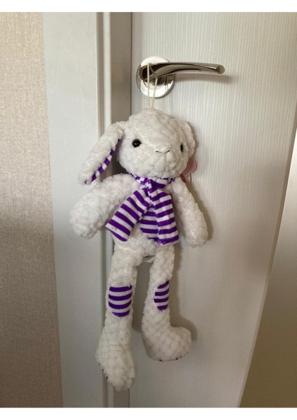 Luxury Kızılkaya Uzun Bacak Mor Tavşan Peluş 35CM 1 Adet