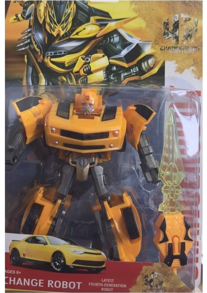 Luxury Dönüşen Tarzı Robot Araba Bumblebee 1 Adet