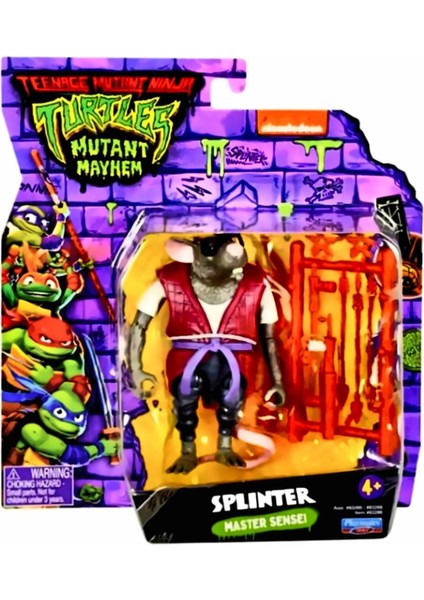 Luxury Tmnt Ninja Turtles Aksiyon Figürleri Master Sensei Kız Çocuk Eğitici Oyuncak Erkek Çocuk Oyuncaklar 1 Adet