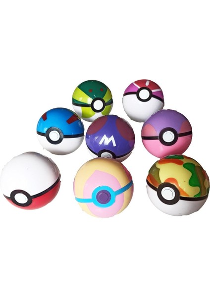 Luxury Pokemon Topları Oyuncak 1 Adet Pokemon Topları Pikachu Karakterli 1 Adet