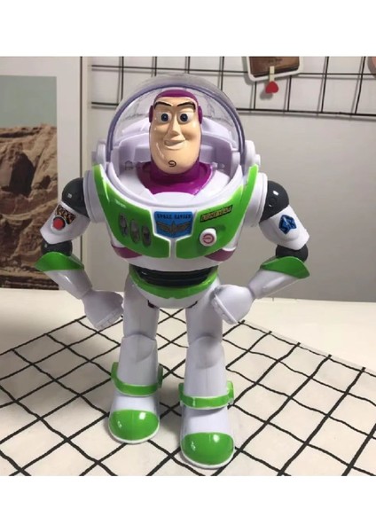 Luxury Oyuncak Hikayesi Toystory Buzz Lıght Year Işıklı Sesli Robot Elektronik Harika Oyuncak 1 Adet