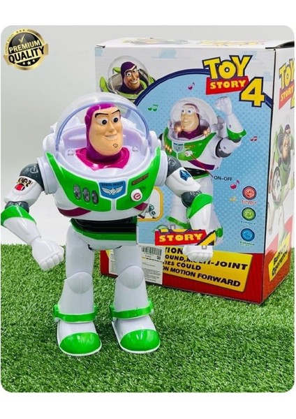Luxury Oyuncak Hikayesi Toystory Buzz Lıght Year Işıklı Sesli Robot Elektronik Harika Oyuncak 1 Adet