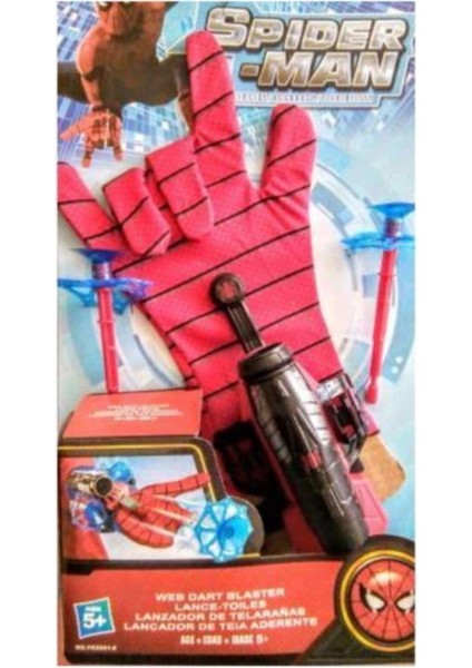 Luxury Spiderman Ağ ve Ok Atan Eldiven - Örümcek Adam Figürlü Ağ Atan Eldiven - Oyuncak Eldiven 1 Adet