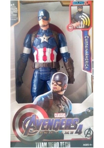 Luxury Sfeyx Amerika Sesli Işıklı 30CM. Captain America Kaliteli Ürün News Sfey 997516 1 Adet