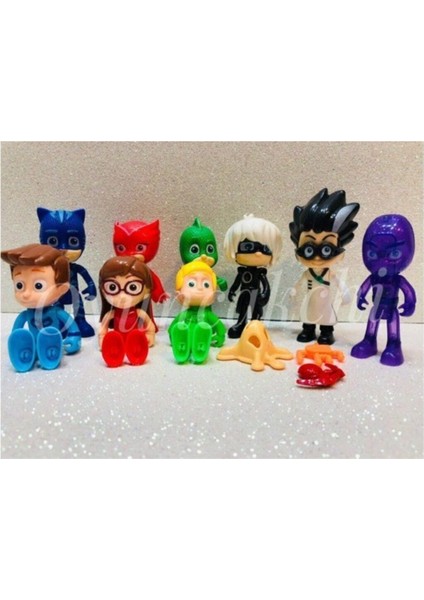 Luxury Pj Mask Pija Maskeliler Oyuncak Figür Seti 12 Parça Pj Masks 1 Adet fırsatları