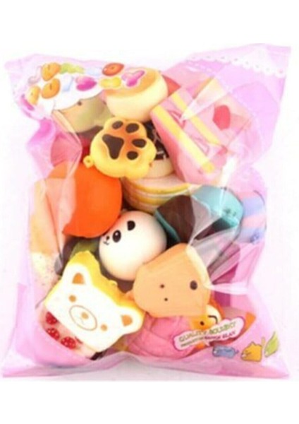 Luxury Squishy Orta Boy 5 Adet Miss Kokulu Karışık Set Yumaşacık Sık Bırak Sukuşi 1 Adet