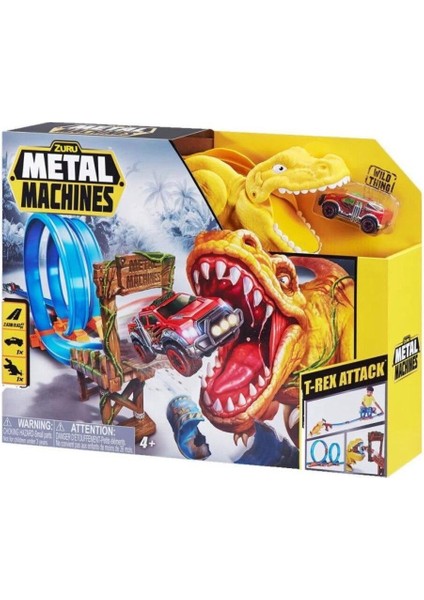 Luxury MEA02000 Metal Machines T-Rex Oyun Seti Kız Çocuk Eğitici Oyuncak Erkek Çocuk Oyuncaklar 1 Adet