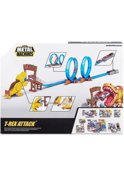 Luxury MEA02000 Metal Machines T-Rex Oyun Seti Kız Çocuk Eğitici Oyuncak Erkek Çocuk Oyuncaklar 1 Adet