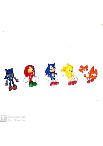 Luxury Sonic Oyuncak 5 Li Set Figür 1 Adet