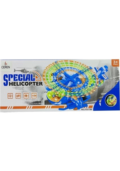Luxury Oyuncak Işıklı Sesli Helikopter JYD175B-1 1 Adet