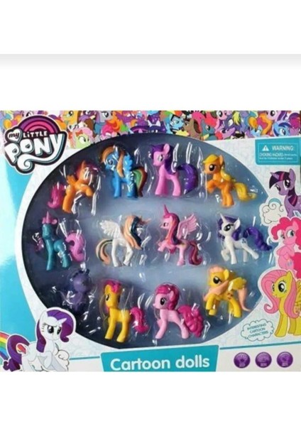 Luxury Oyuncak 12 Li Set Figür Oyuncak Pony Oyuncakları 12LI 1 Adet fırsatları