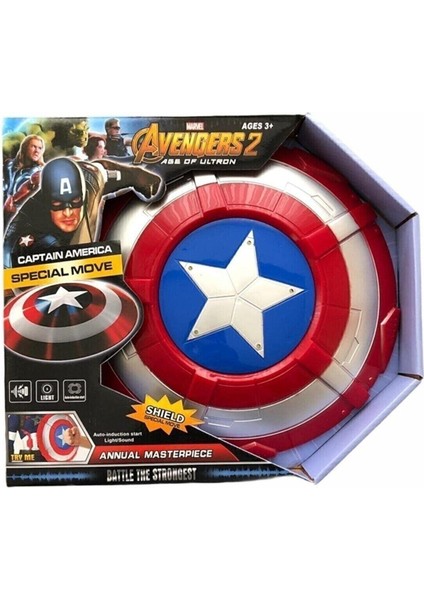 Luxury Derx Amerika Kalkanı Sesli ve Işıklı Ngers Captian America Kalkanı Selshopxc 1039960 1 Adet