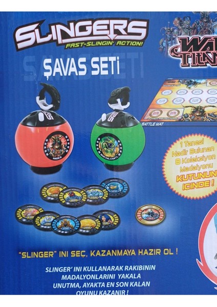 Luxury Slıngers Fast Slıngın Titan Oyun Alanı Savaş Seti Slingers Madalyon Koleksiyonu 1 Adet fiyatları