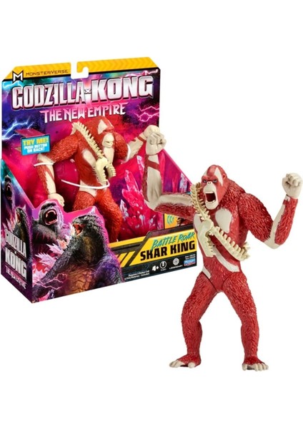 Luxury Godzilla Vs. Kong Delüks Aksiyon Figürü 18 cm 35750 - Skar Kıng 1 Adet