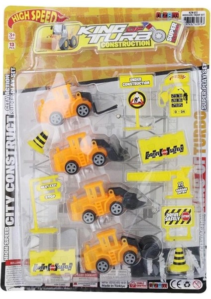 Luxury Nizam NZM-072 Aksesuarlı Inşaat Seti 1 Adet