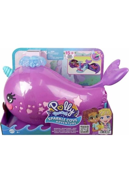 Luxury Eglenceli Polly Pocket Evcilik Oyun Seti Sparkle Cove Deniz Gergedanı Oyun Seti 1 Adet