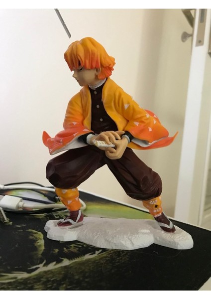Luxury Zenitsu Figür - 17CM- Demon Slayer Kimetsu No Yaiba Anime 1 Adet fiyatları